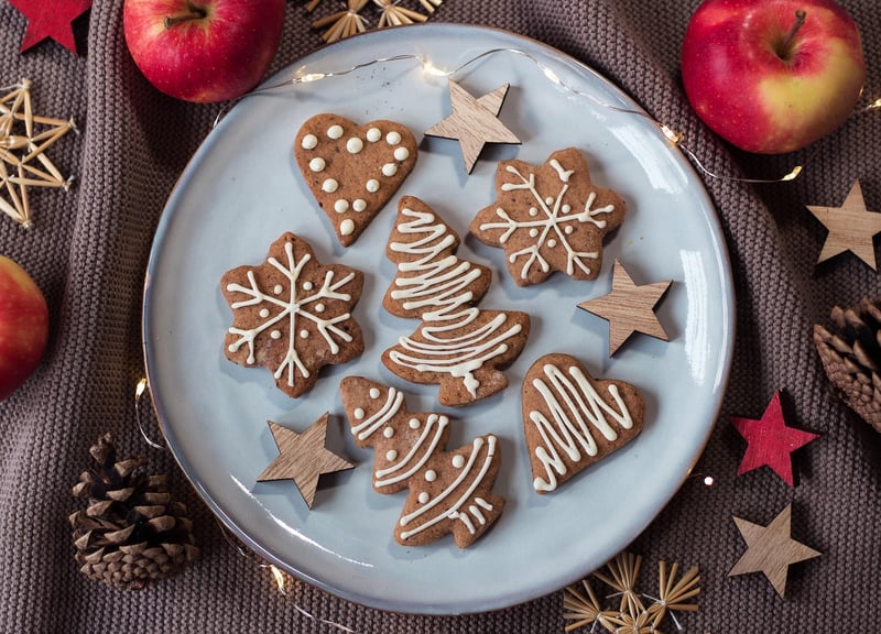 Cookies on a plate
